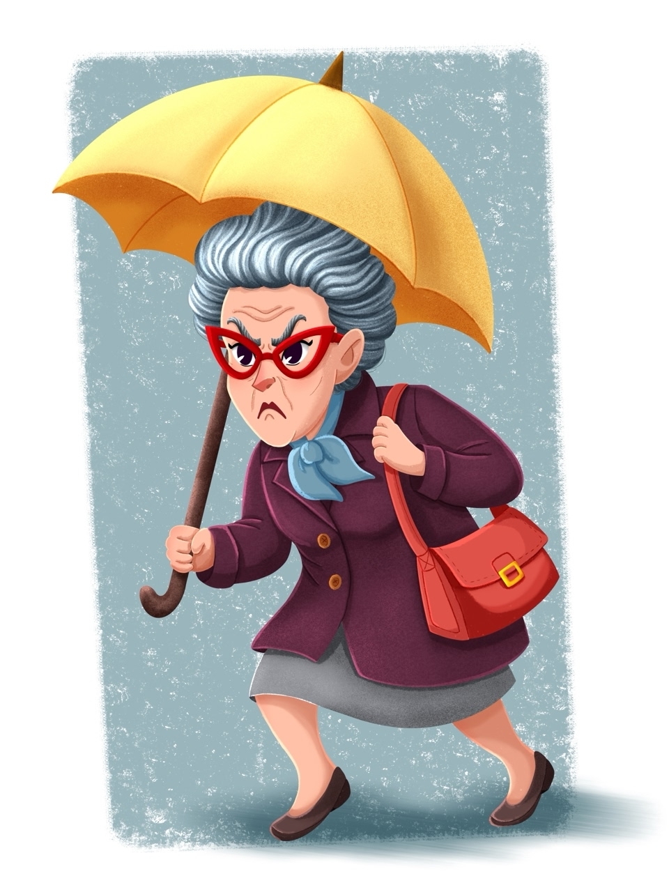 Учитель идёт на работу