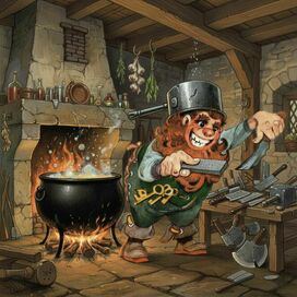 людоед точит нож