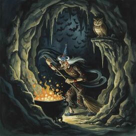 Гингема варит зелье