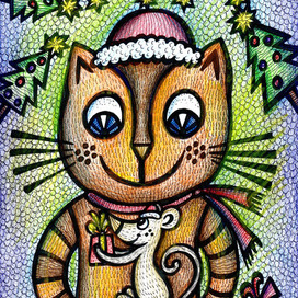 Кот и мышка