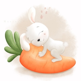 Зая с морковкой