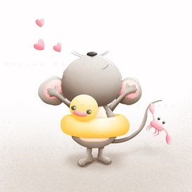 Мышка в отпуске