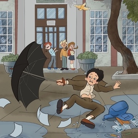 Сказка “Марк и зонтик-невидимка“. "Сказки для умных детей".https://vk.com/samorukova_d_art