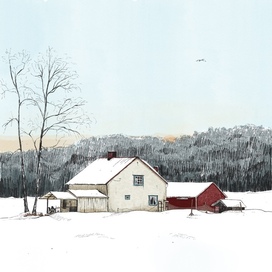 Зарисовка пейзажа