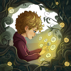 Иллюстрация к сказке "Забытый лес" 2