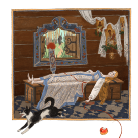 "Сказки Пушкина" (Сказка о мертвой царевне и о семи богатырях) изд. Лабиринт