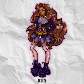 Клодин в фэшн стилизации