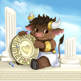 Малыш минотавр