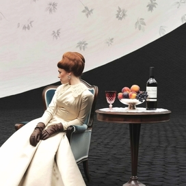 Дама в ресторане