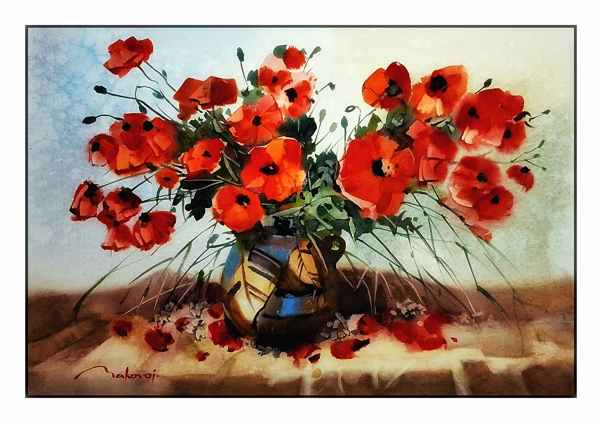 ,,Маки...в ноябре,,