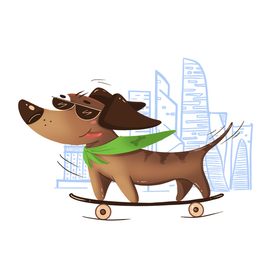 Такса Рич. Бренд персонаж 