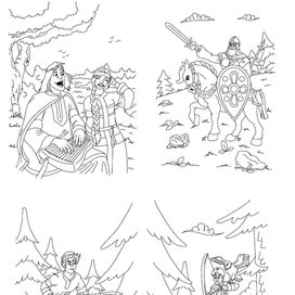 Патриотическая детская раскраска (2)