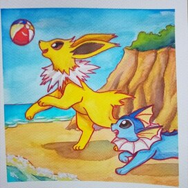 Джелтеон и вапореон