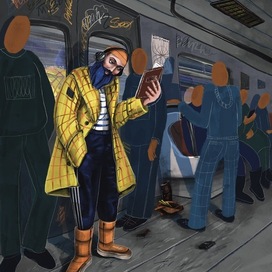 Чудак в метро
