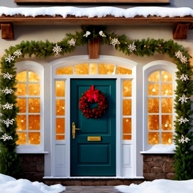 Иллюстрация рождественского декора