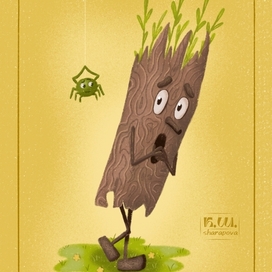 Деревянный монстрик