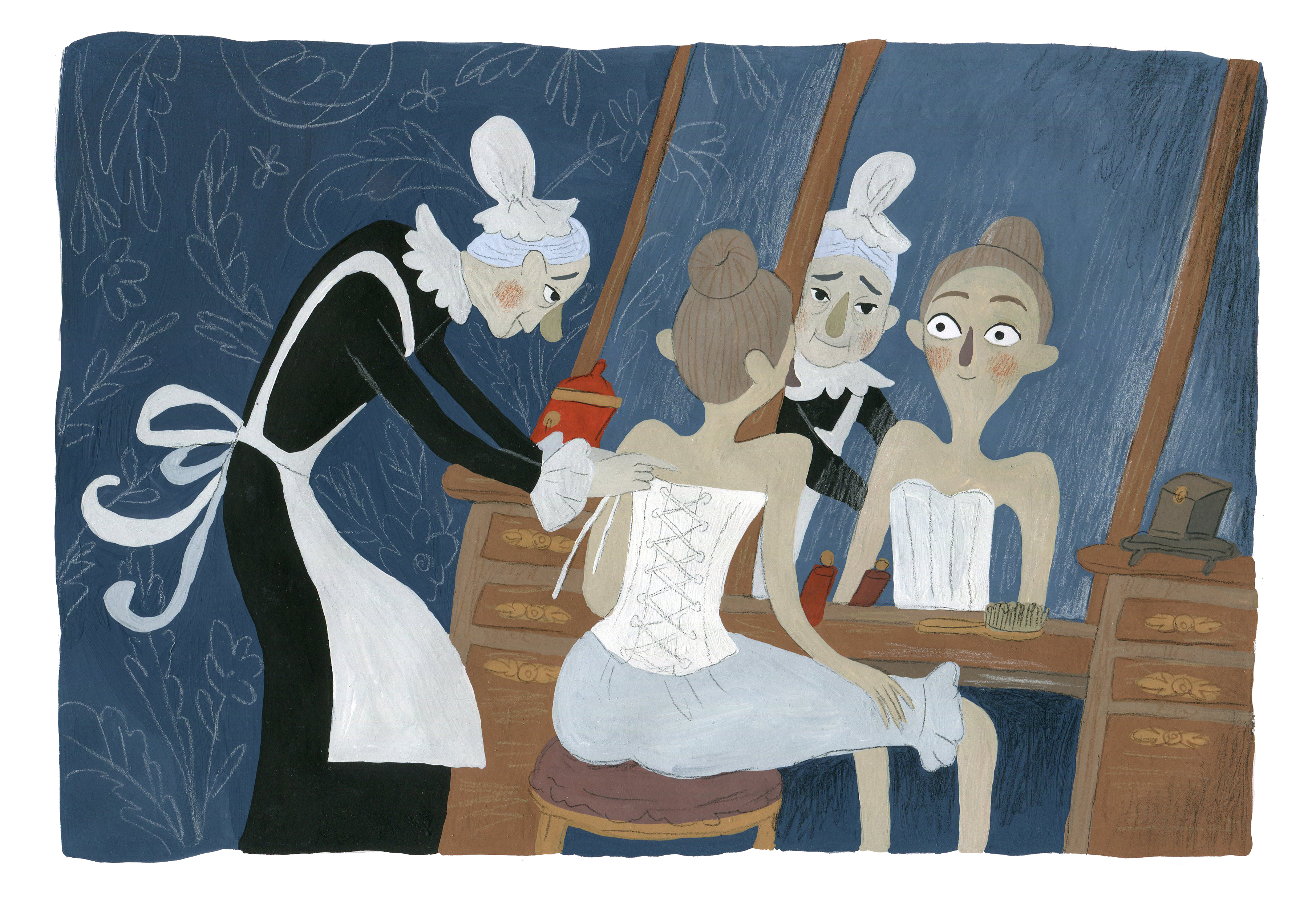 Иллюстрация к "Трупу невесты", Тима Бертона