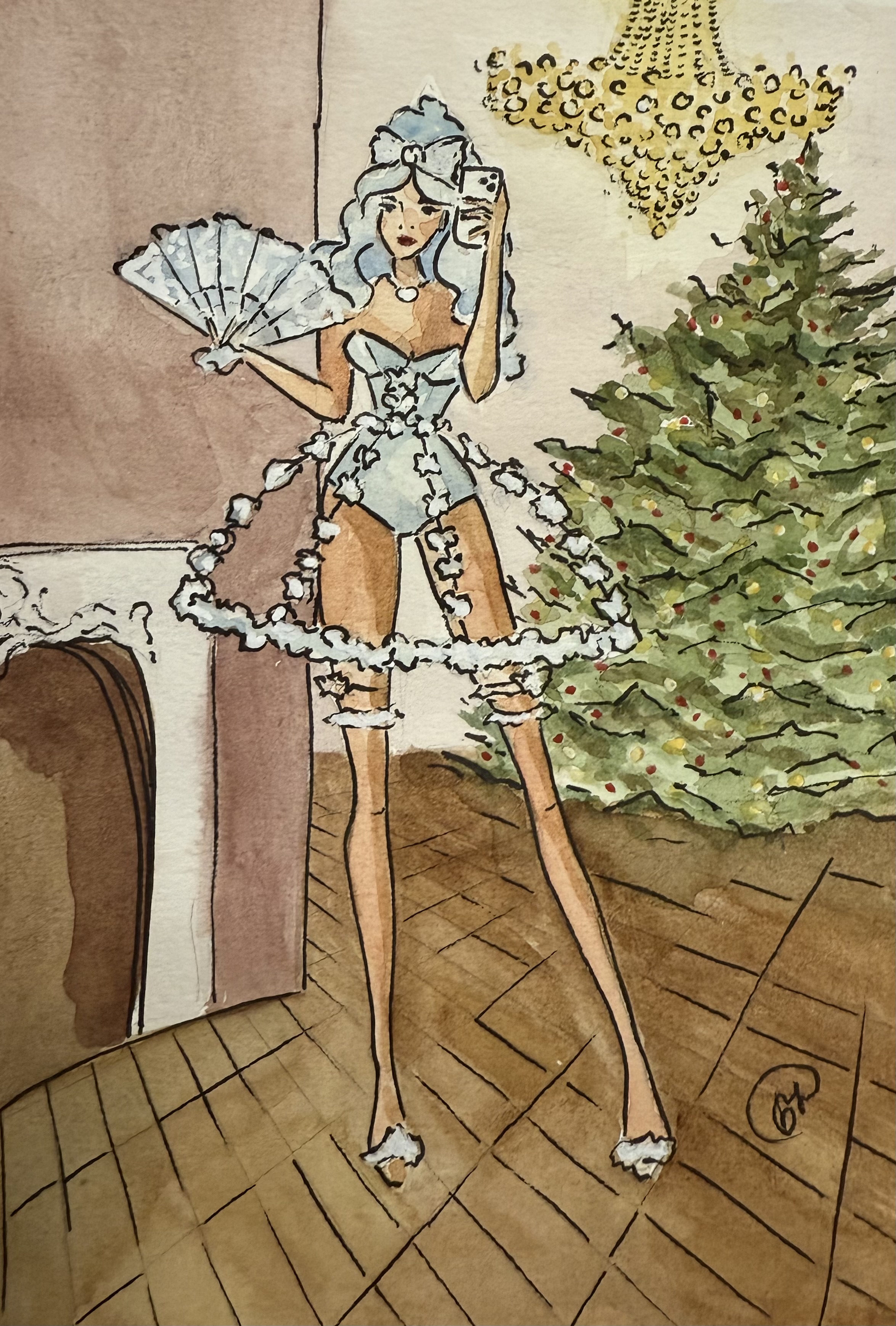 Новогодняя открытка