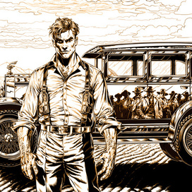 Боец - черно-белая версия