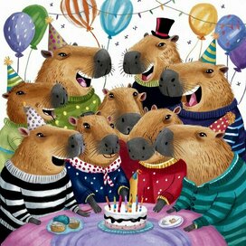 Иллюстрация"Веселый День рожденья"