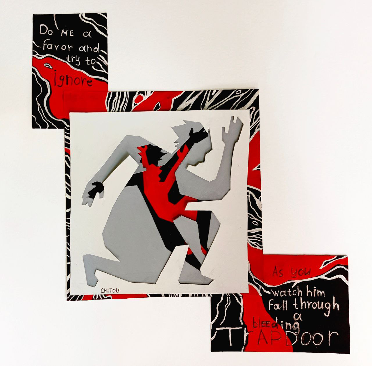 Иллюстрация к песне Twenty One Pilots "Trapdoor"