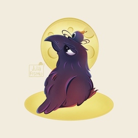 ворон и паучек