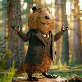 хомяк на выступлении