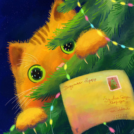 Новогодний котик