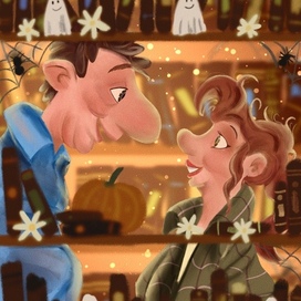 Свидание в библиотеке 