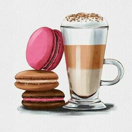 Иллюстрация для кофейни