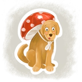 Удивленный хвостатый друг