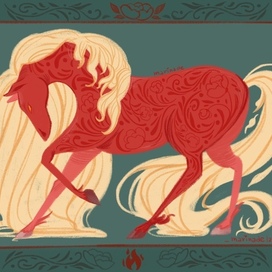 Открытка огненной лошади 2026