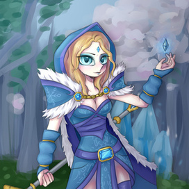 Cristal Maiden Dota2