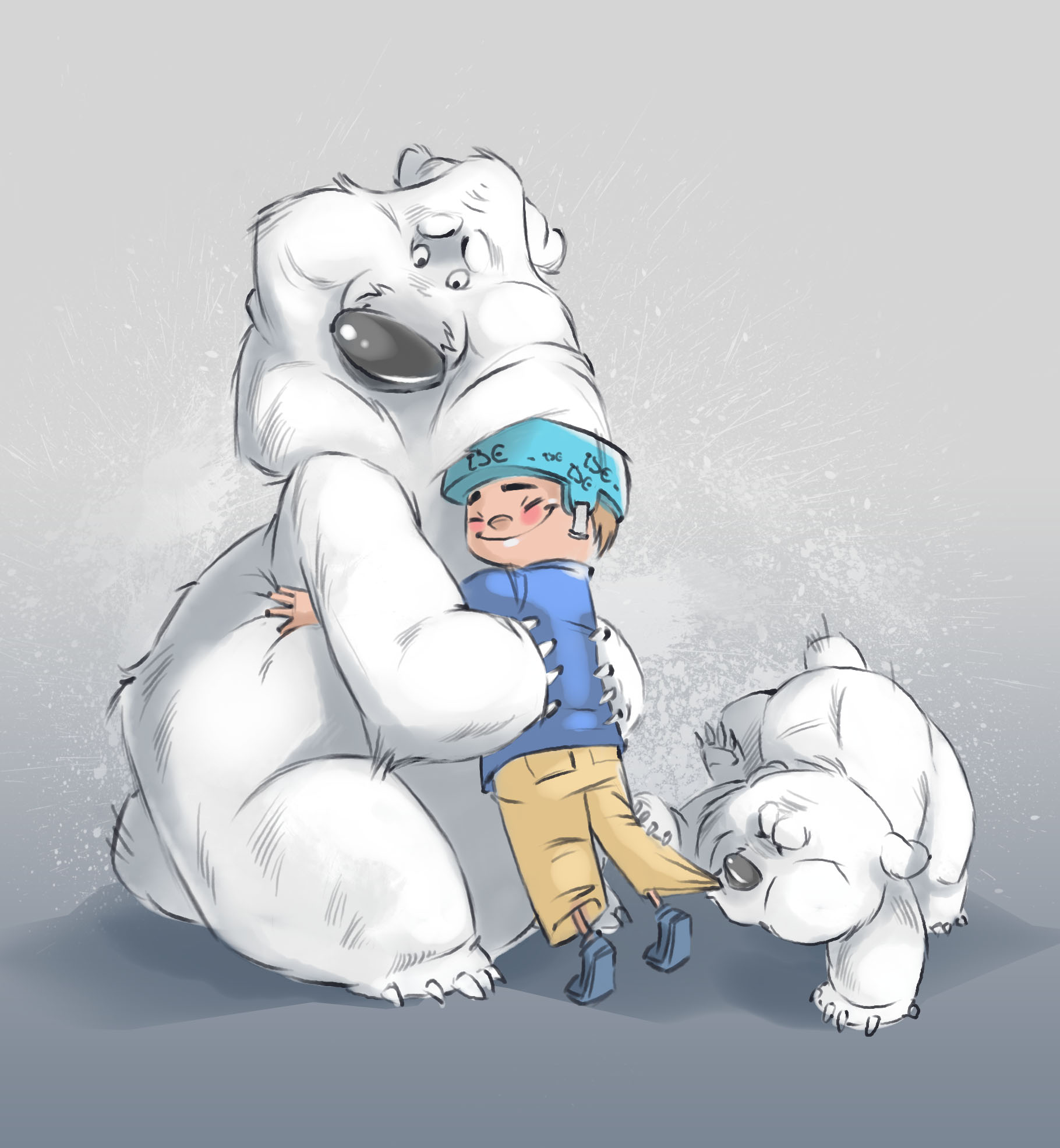 Белые мишки