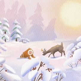 Иллюстрация к ненецкой сказке