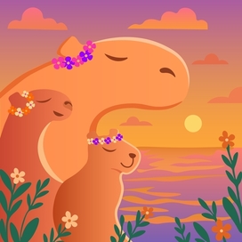 Семейство капибар