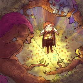 Эльф в лесу