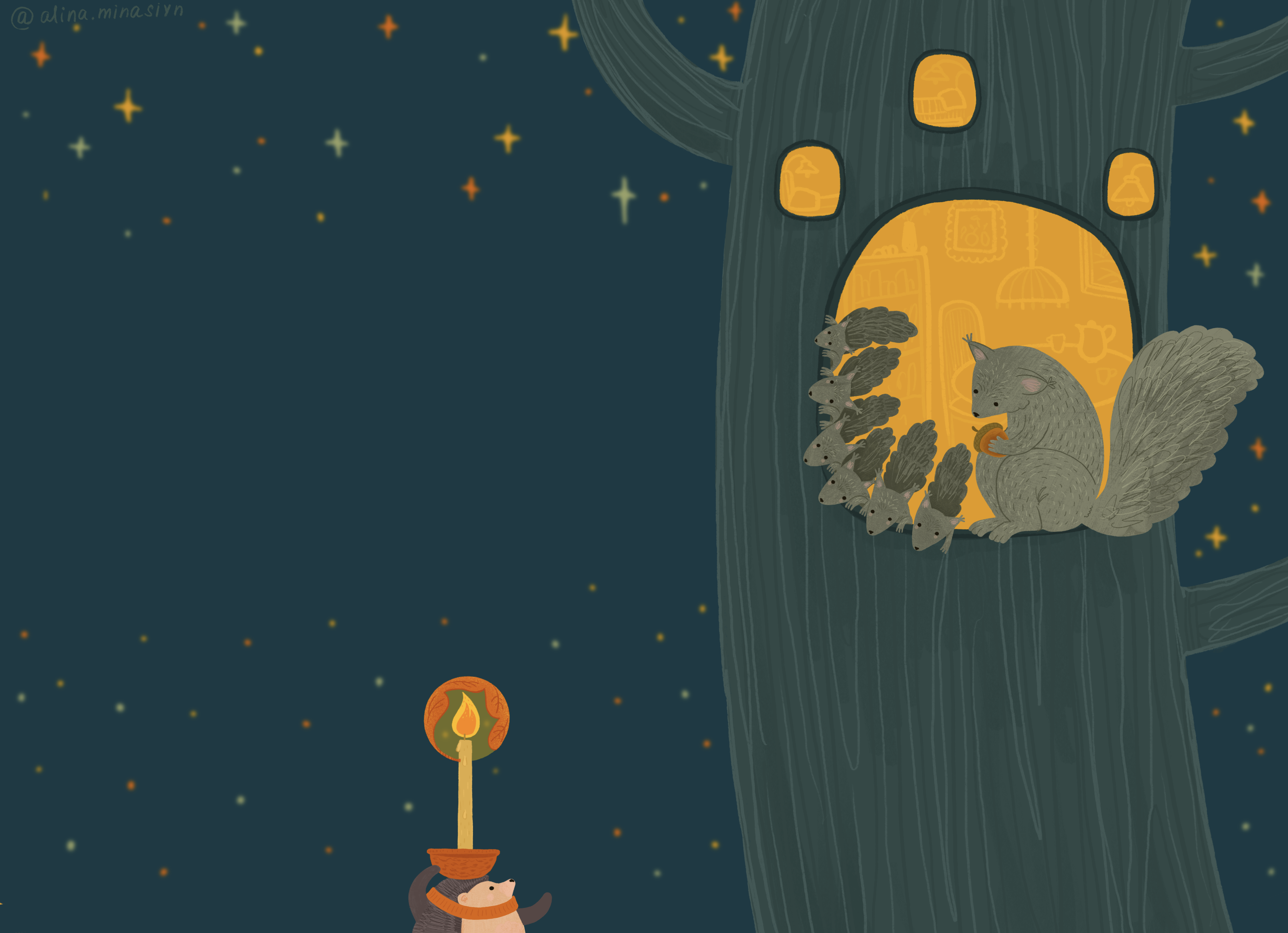 В гости к белкам