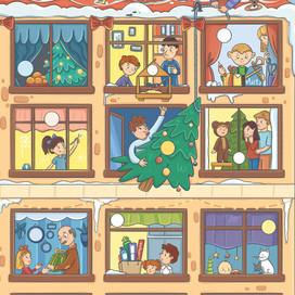 Фрагмент Адвент календаря