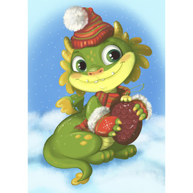 Новогодний дракон 