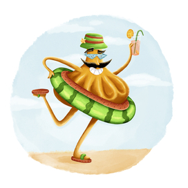 Хинкальчик на море