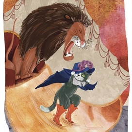 Illustration for book “Cat in boots”