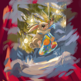 Зайка новый год 