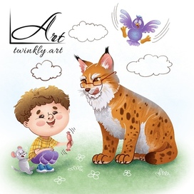 Иллюстрация для сборника детских рассказов