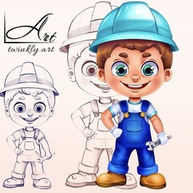 Бренд-персонаж для строительной компании