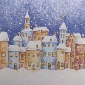 Снежный вечер