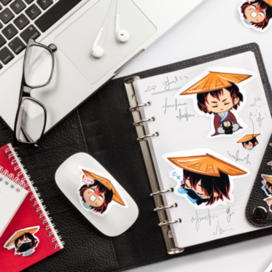 Наклейки для детей «Baby Ninja» ♥️🥷🏻