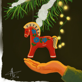 Новогодняя открытка