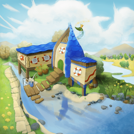 Домик рыбака