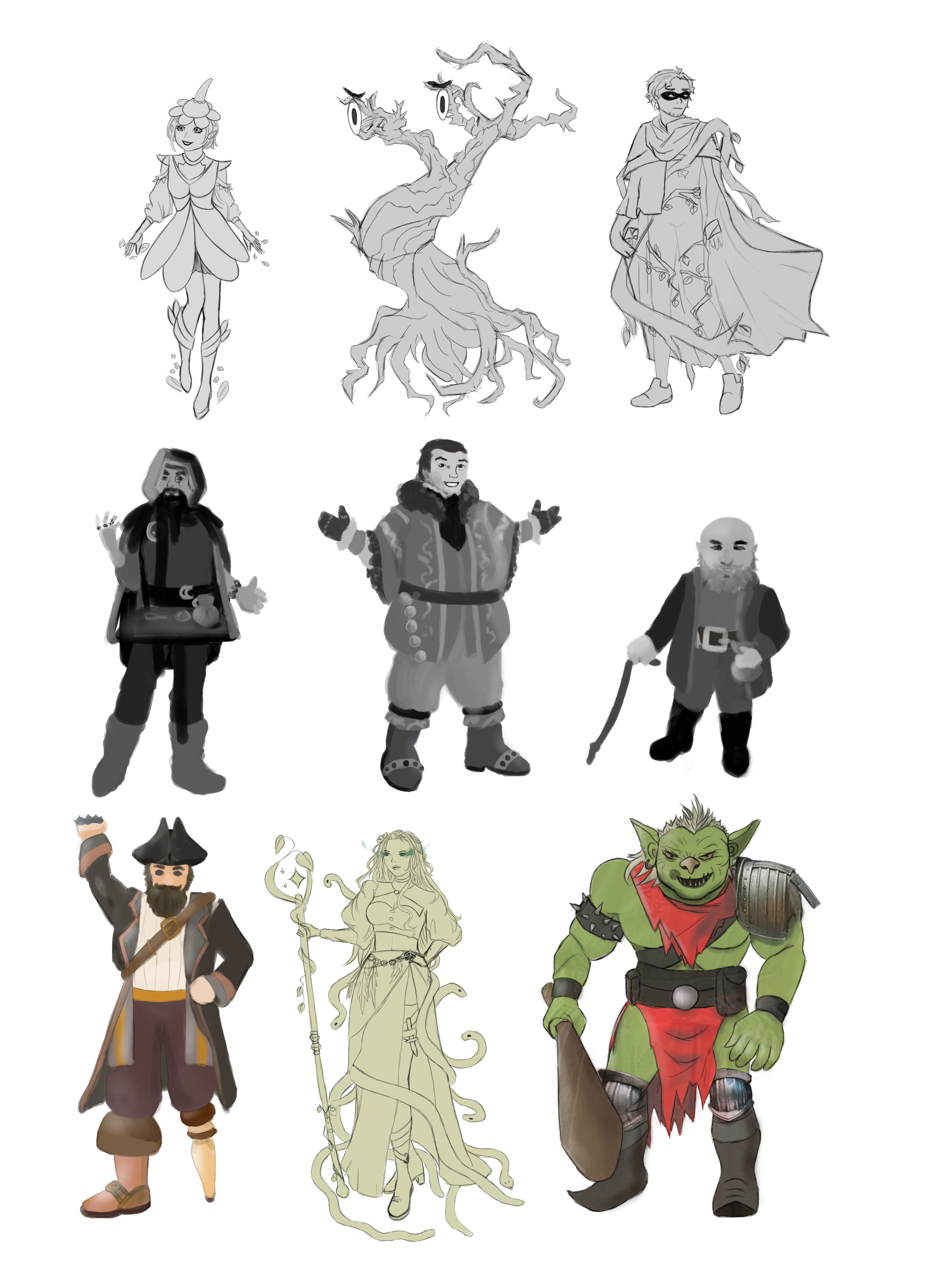 Хуманизации предметов и скетчи